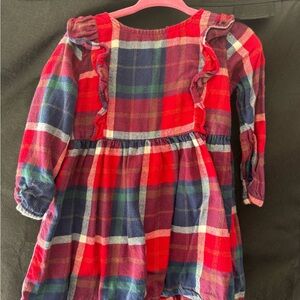 Carter's Red and Blue Plaid Dress